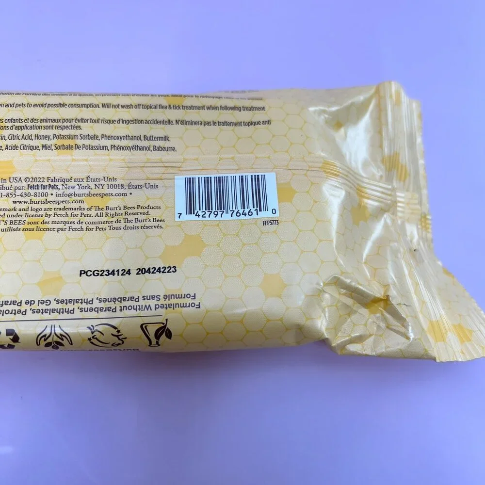 Burt's Bees Gentle Cleansing Wipes with Buttermilk Kittens 50 cnt
